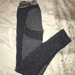 GYMSHARK FLEX LEGGING SAPPHIRE BLUEMARL/LIGHT GREY